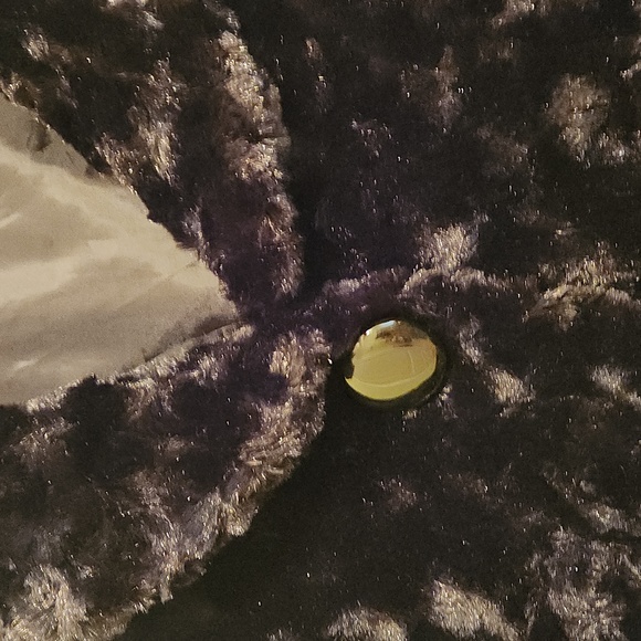 Black faux fur crop jacket by New Directions XL - Picture 2 of 6